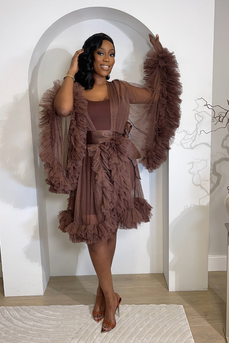 LOLA BROWN ROBE