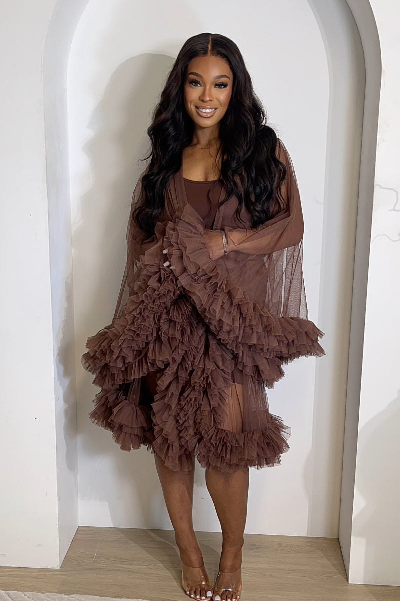 LOLA BROWN ROBE