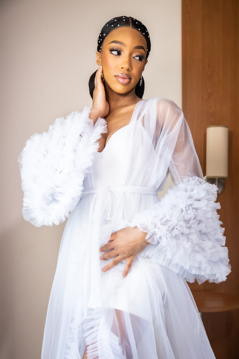 SAPPHIRE BRIDAL ROBE